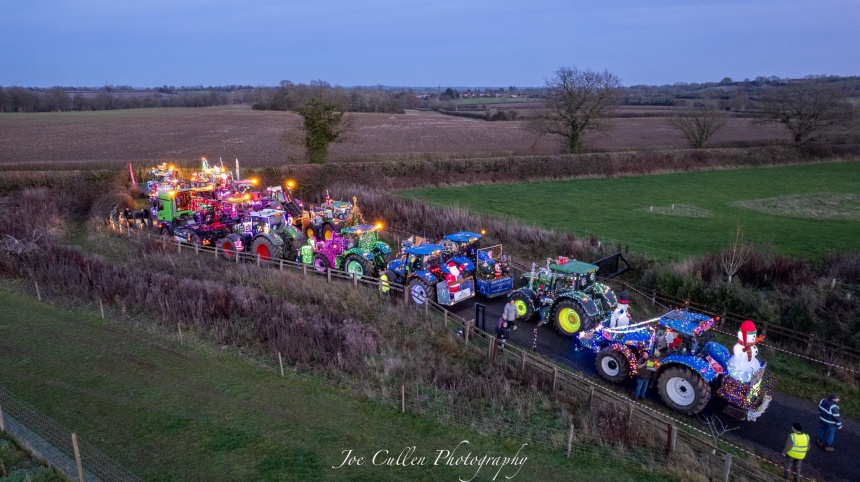 Banbury Christmas Tractor Run Celebrates 10 Years of Festive Giving
